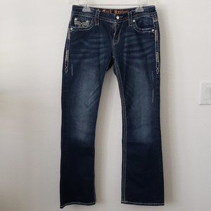 Rock Revival Dark Wash, Size 28